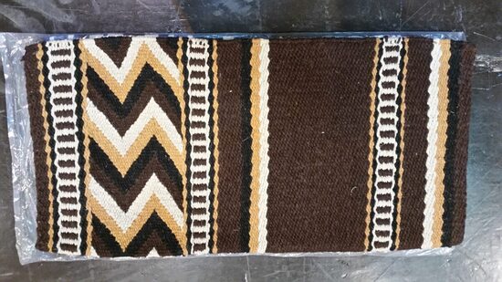 41. Showblanket braun mit Zacken